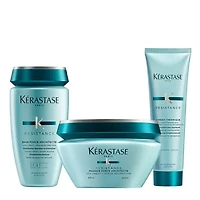 Routine Capillaire | Resistance | Ensemble de Soins | Force Architecte / Cheveux Épais et Abîmés