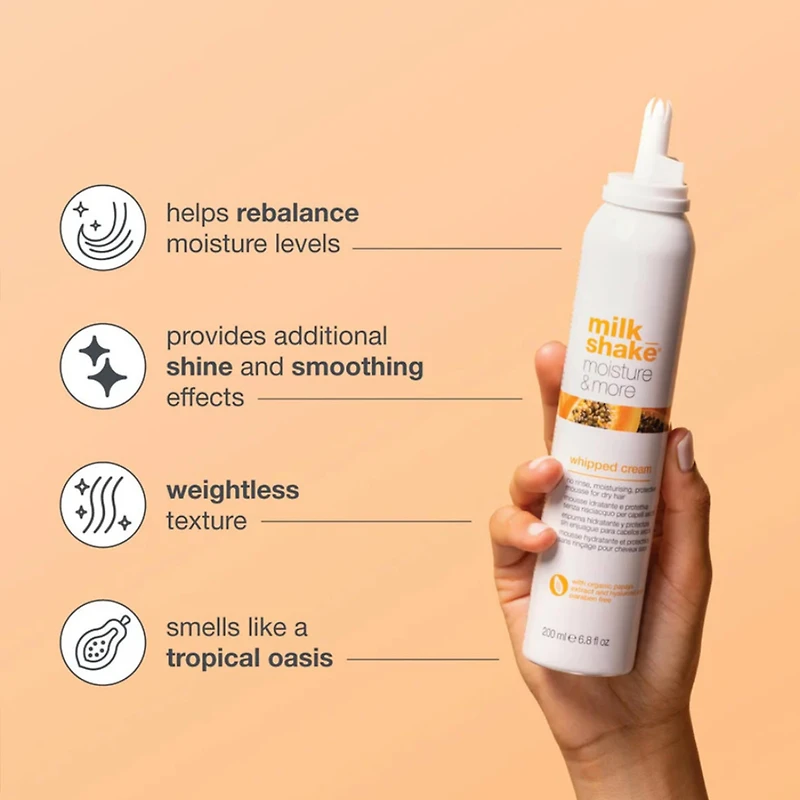 Moisture & More | Whipped Cream – Mousse hydratante et protectrice sans rinçage