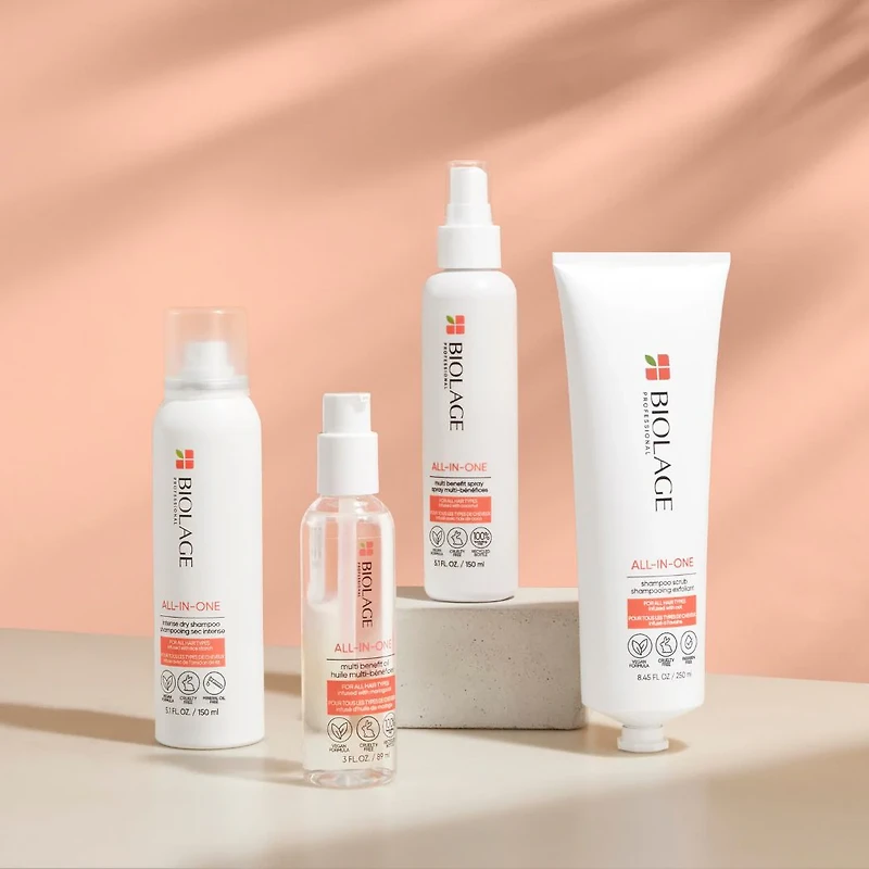Biolage | ***All-in-One | Huile Multi-Bénéfices (89 ml / 3 oz) – Nutrition Intense Sans Résidu Gras