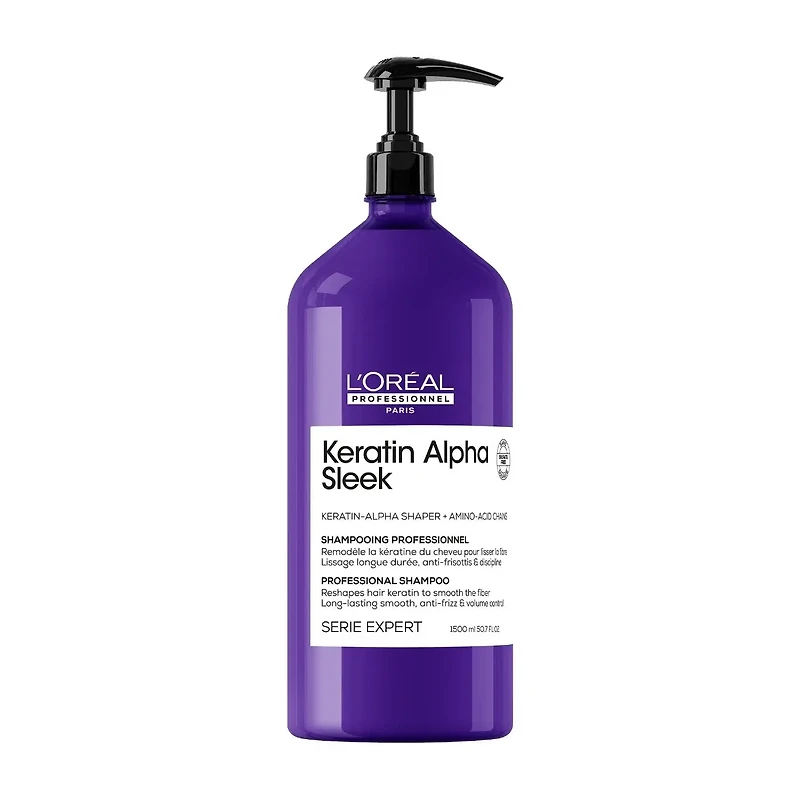 Keratin Alpha Sleek | Smoothing Shampoo - Frizz Control and Shine