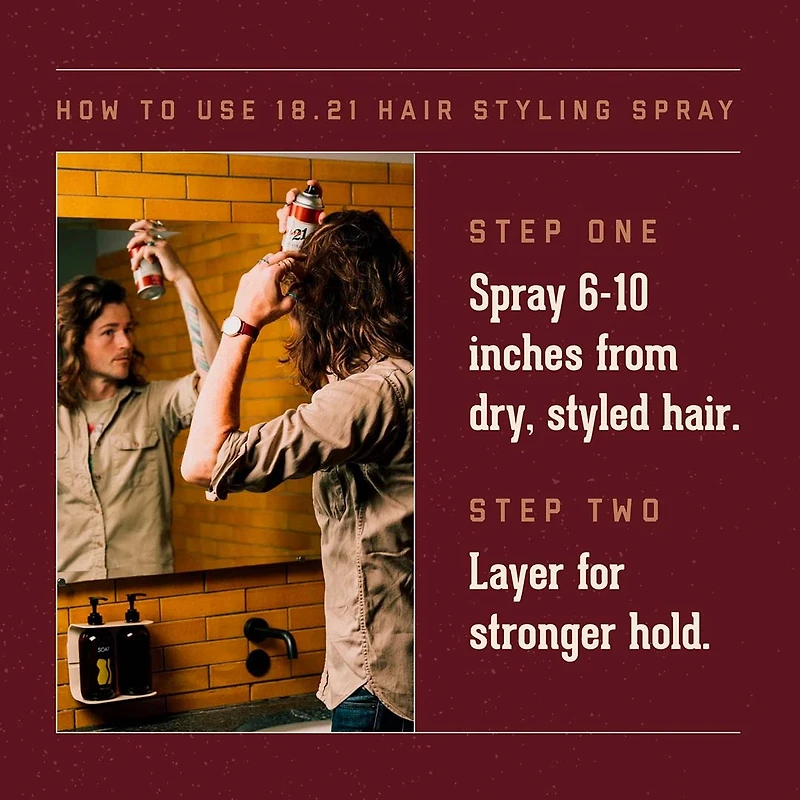 Eighteen 21 Premium | Hairspray - Flexible Hold