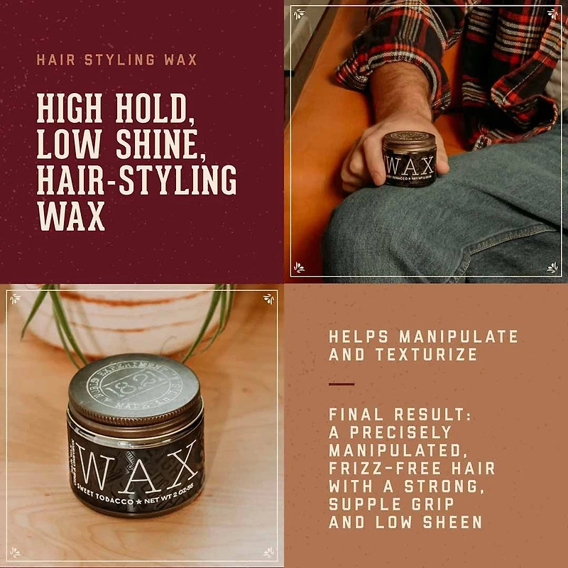 Sweet Tobacco | Styling Wax – Strong Hold Low Shine