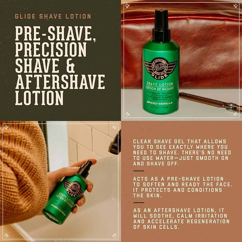 Spiced Vanilla | 3-in-1 Shave Lotion – Pre, During and After Shave