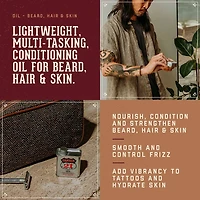 Sweet Tobacco | Beard, Hair and Skin Oil – Lightweight Premium Hydration