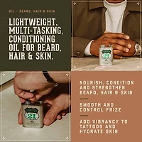 Spiced Vanilla | Beard, Hair and Skin Oil – Lightweight Premium Hydration