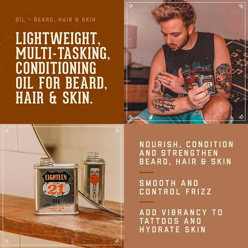 Noble Oud | Beard, Hair and Body Oil – Lightweight Premium Hydration