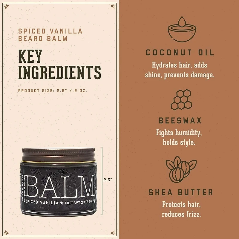 Spiced Vanilla | Beard Balm – 18.21 Man Made Hydrating and Conditioning Formula