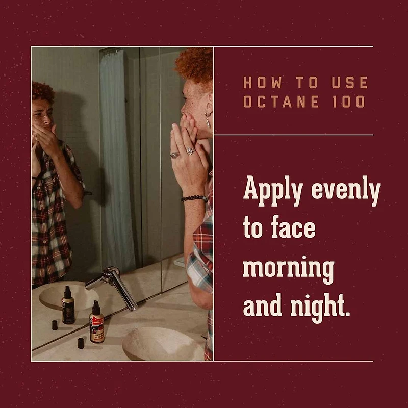 Octane 100 Sweet Tobacco | Anti-Aging Moisturizer – Hydrates, Firms and Revitalizes