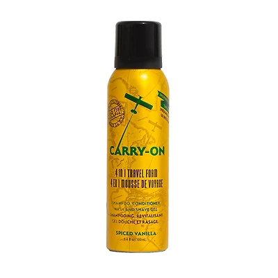 Carry-On Spiced Vanilla | 4-in-1 Wash – Shampoo, Conditioner, Body & Shave