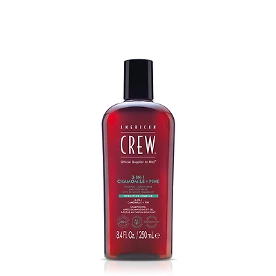 3-In-1 | Chamomile + Pine – American Crew Shampoo, Conditioner & Body Wash