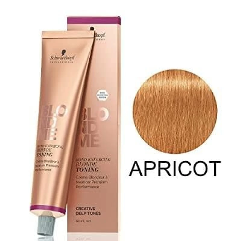 Schwarzkopf - BLONDME . TECHNIQUE . DEEP TONING | Crème Blondeur à Nuancer / Neutralize Base 5-8 (60ml/2.02oz) - ***T- Abricot / T- Apricot