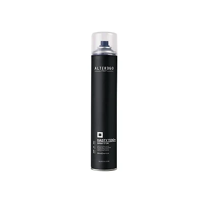 Hasty Too | Spray It On Laque Extra Forte - Fixation extrême et tenue longue durée