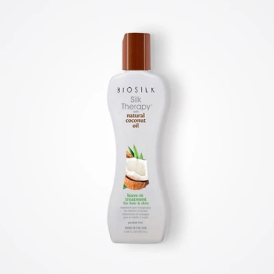Silk Therapy | Organic Coconut Oil - Leave-In Treatment for Hydration and Shine