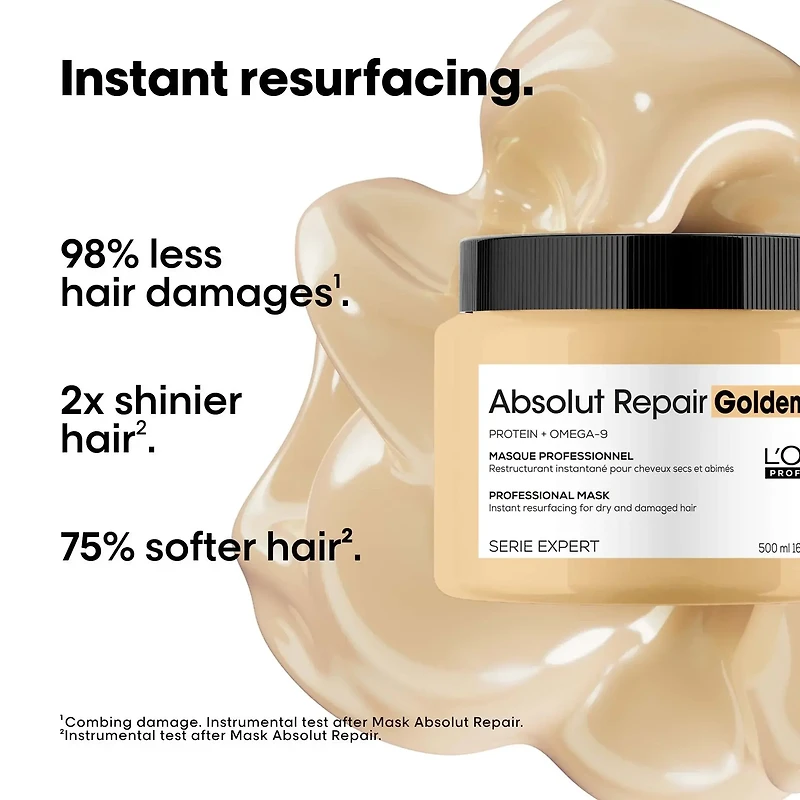 Absolut Repair Omega-9 | Golden Masque - Réparation Intense Et Nutrition Profonde (250ml/8.5oz)