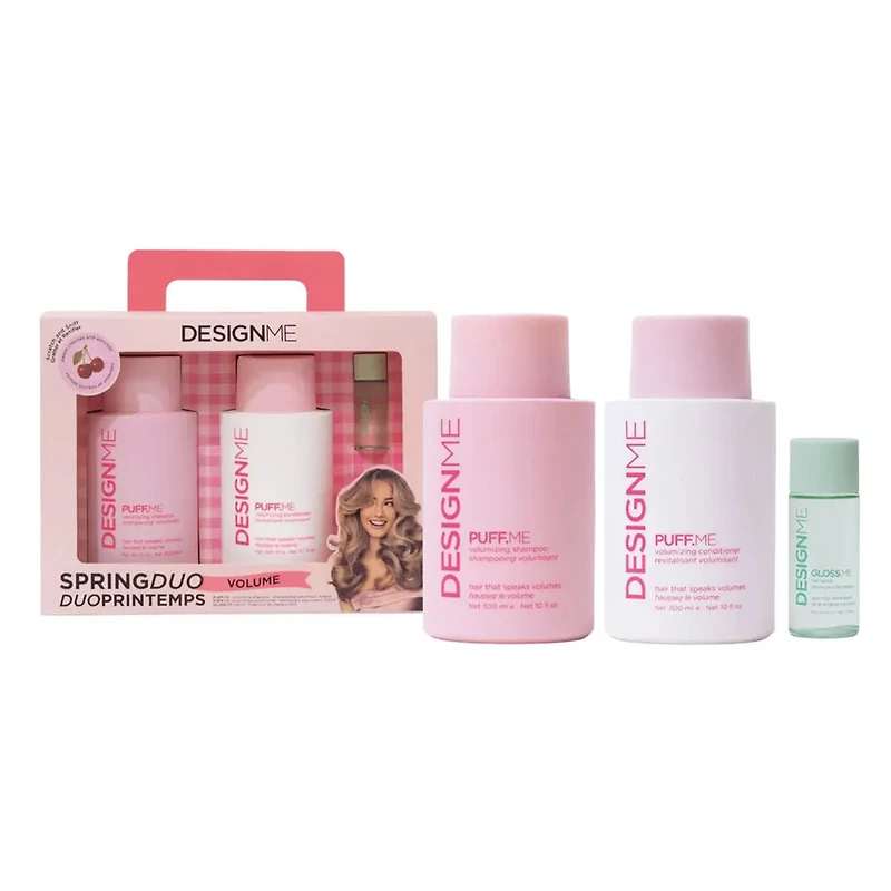 Puff.Me | Ensemble Volume | Coffret Printemps 2026 - Coffret volumisant pour cheveux plus denses et légers
