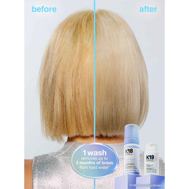 TripleBright | Purple Shampoo - Neutralizes Brass and Brightens Blonde, Highlighted, Gray