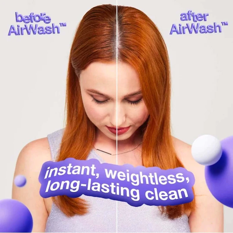 AirWash | Dry Shampoo – Lightweight waterless root refresher (118ml/4oz)