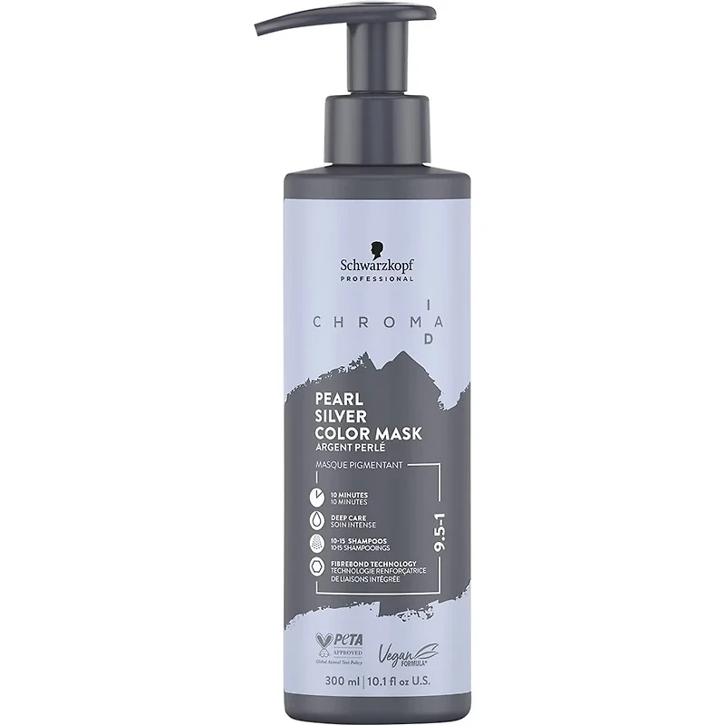 SCHWARZKOPF - CHROMA ID - Pearl Silver Color Mask (300ml/10.1oz)