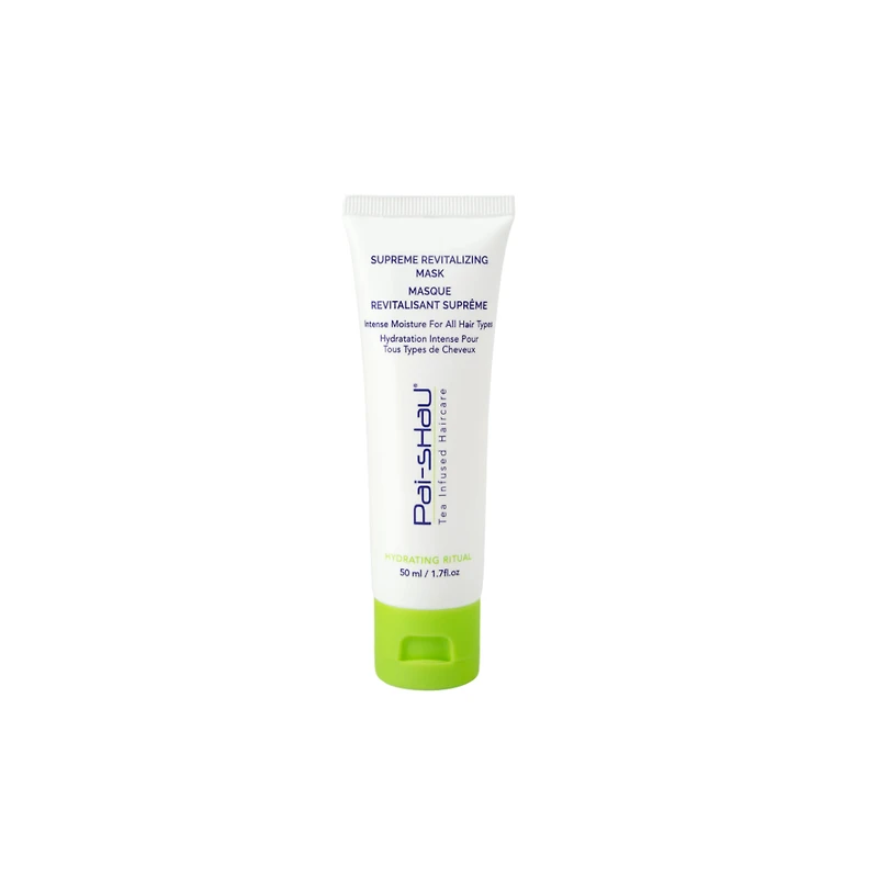Découvre le masque revitalisant Pai-Shau Hydrating Ritual. Hydrate intensément et redonne douceur brillance aux cheveux secs.