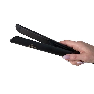 Mini Fer Plat de Voyage Pro | Noir - Lissage Compact et Pratique