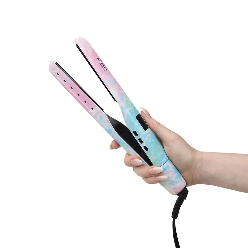 Fer Plat Twist Iron | Rêve Pastelle - Ondulations et Lissage Polyvalent