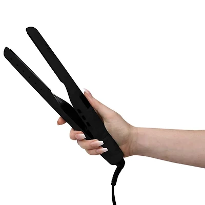 Fer Plat Twist Iron | Noir - Lissage et Ondulations Polyvalentes
