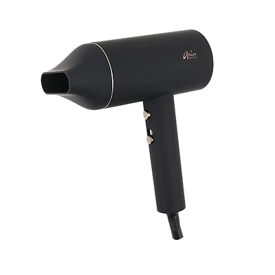 Compact Luxe Blowdryer | Black - Fast Drying And Shiny Finish