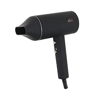 Compact Luxe Blowdryer | Black - Fast Drying And Shiny Finish