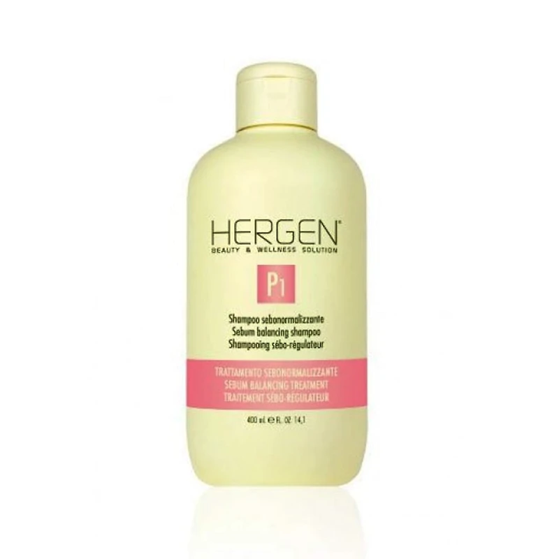 P1 | Shampooing Sébo-Régulateur - Nettoyant équilibrant pour cuir chevelu gras