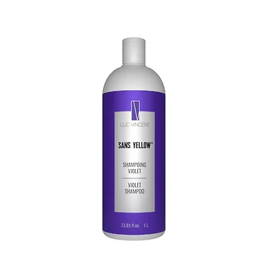 Sans Yellow | Purple Shampoo - Neutralizes Tones and Enhances Cool Blonde Hair