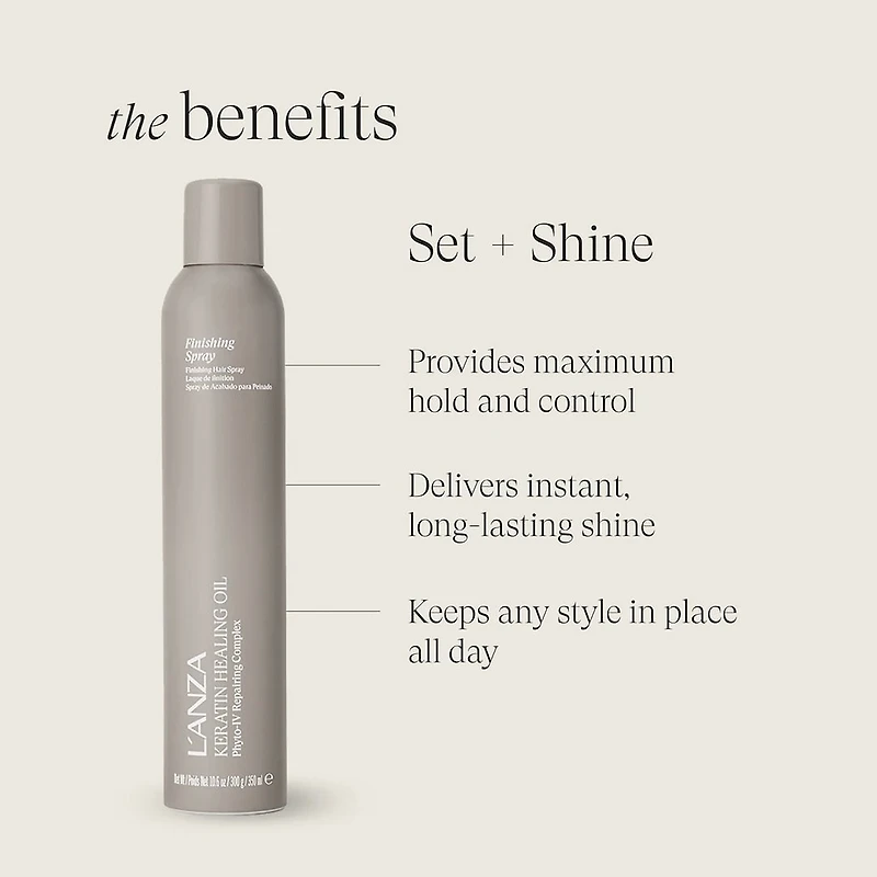 Keratin Healing Oil Phyto-IV Repairing Complex | Laque de Finition - Fixation Flexible et Brillance