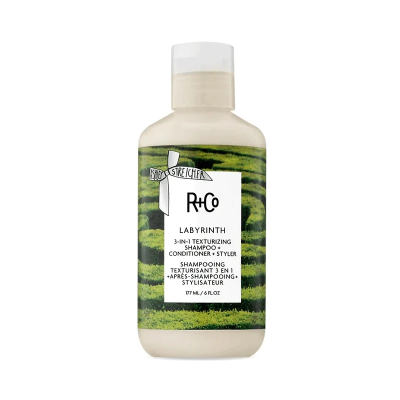 Labyrinth | Shampooing Texturisant 3 en 1 + Après-Shampooing + Stylisateur (177ml/6oz) - Nettoie, Conditionne et Texturise