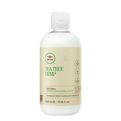 Tea Tree | Hemp Restoring 2-in-1 Conditioner & Body Lotion - Revitalise Les Cheveux Et Hydrate La Peau