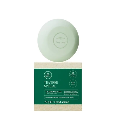 Tea Tree | Special | The Original Tingle Shampoo Bar - Shampooing En Barre Revitalisant Pour Tous Les Types De Cheveux (79g/2.8oz)