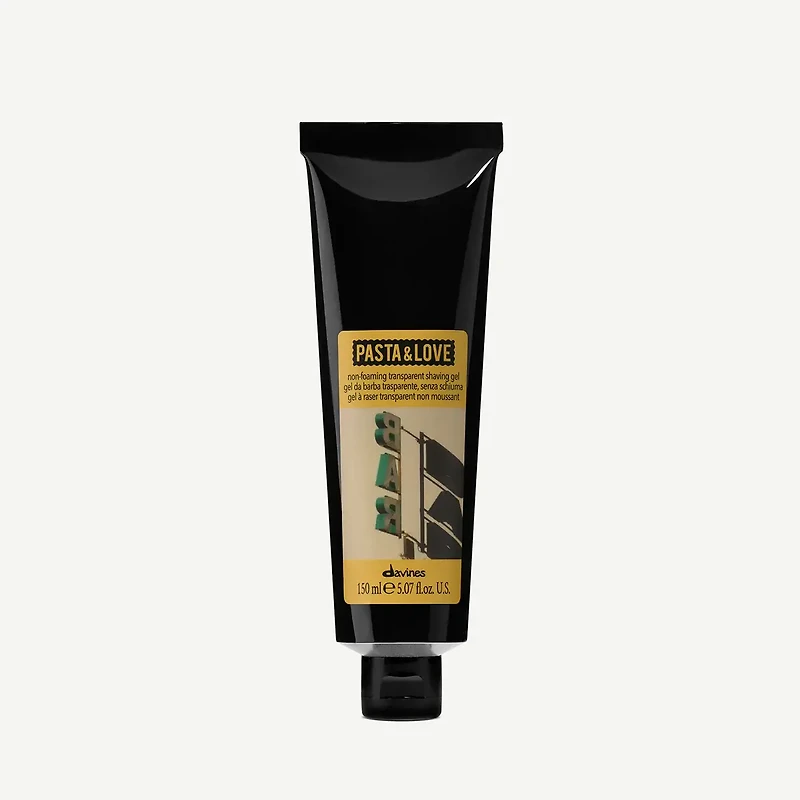 DAVINES - PASTA & LOVE | Gel à Raser Transparent Non Moussant (150ml/5.07fl. oz)