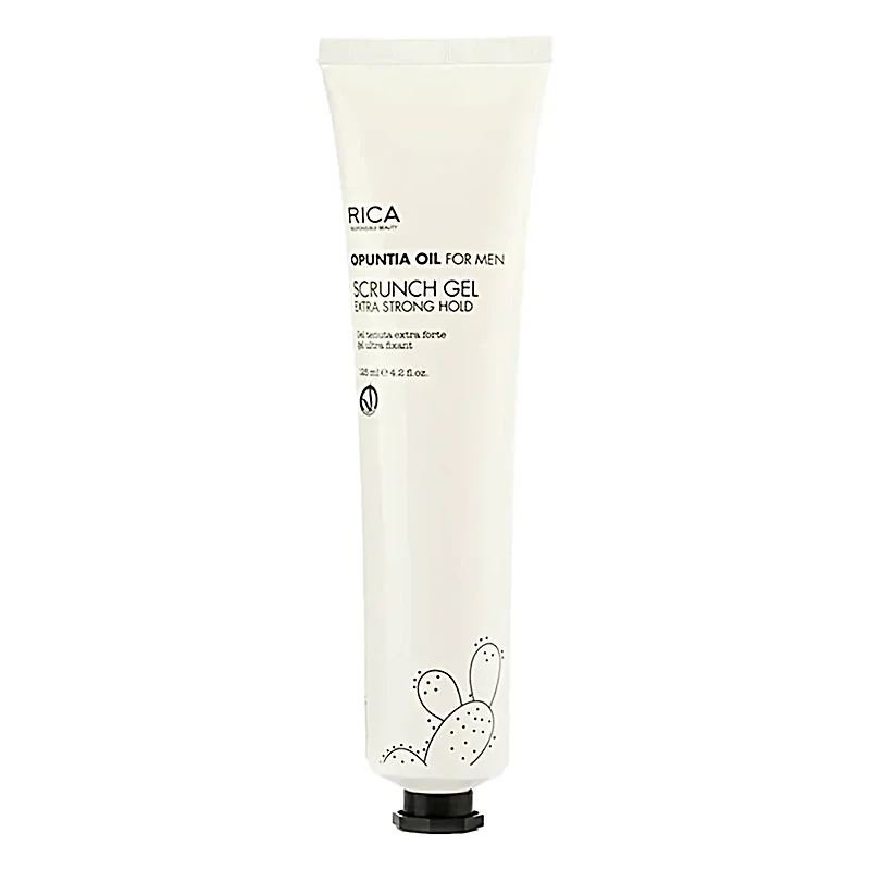 Opuntia Oil For Men | Scrunch Gel Extra Strong Hold - Gel Coiffant Tenue Extra Forte (125ml/4.2fl. oz)