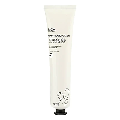 Opuntia Oil For Men | Scrunch Gel Extra Strong Hold - Gel Coiffant Tenue Extra Forte (125ml/4.2fl. oz)