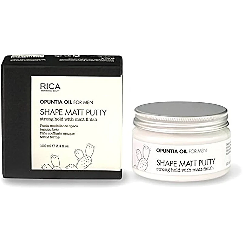 Opuntia Oil For Men | Shape Matt Putty - Matte Texture and Natural Hold (100ml/3.4oz)