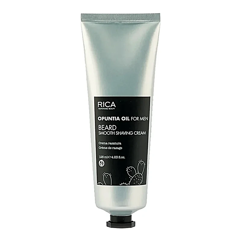 Opuntia Oil For Men | Beard Smooth Shaving Cream - Crème de Rasage Lissante (125ml/4.23fl. oz)