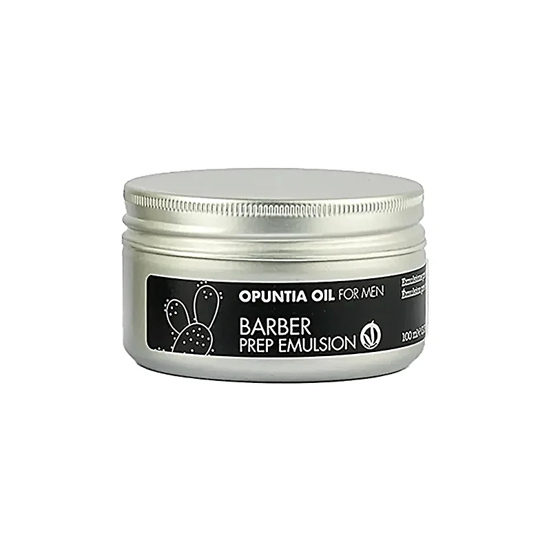 Opuntia Oil For Men | Barber Prep Emulsion - Préparation Barbe et Peau (100ml/3.38fl. oz)