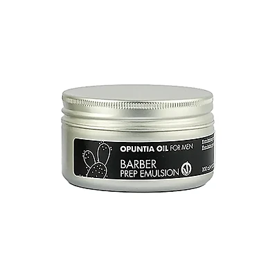 Opuntia Oil For Men | Barber Prep Emulsion - Préparation Barbe et Peau (100ml/3.38fl. oz)