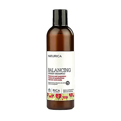 Naturica | Balancing Remedy Shampoo - Régulateur d'excès de sébum (250ml/8.45oz)