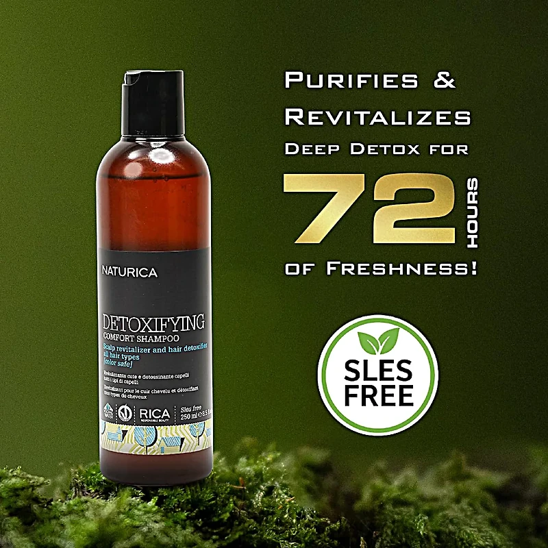 Naturica | Detoxifying Comfort Shampoo - Revitalisant Cuir Chevelu (1000ml/33.8oz)