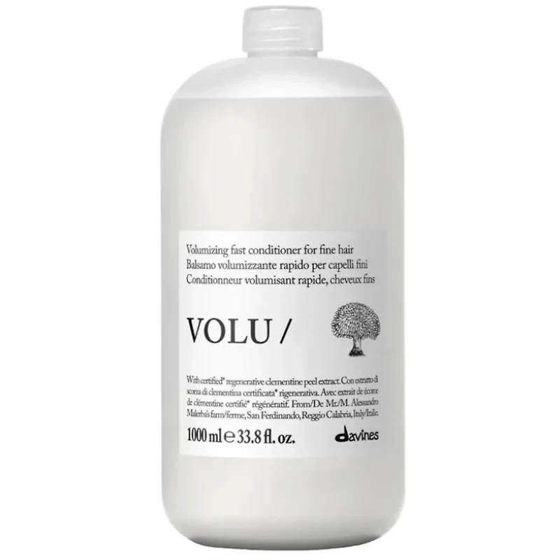 DAVINES - ESSENTIAL HAIRCARE . VOLU | Revitalisant Volumisant / Volumizing Fast Conditioner (1000ml/33.8oz)