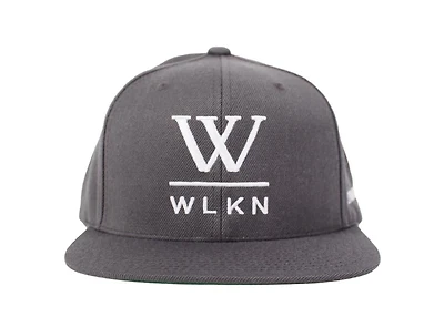 WLKN : WLKN - Basic Signature x #GETFAMILIAR Logo Snapback Charcoal OS