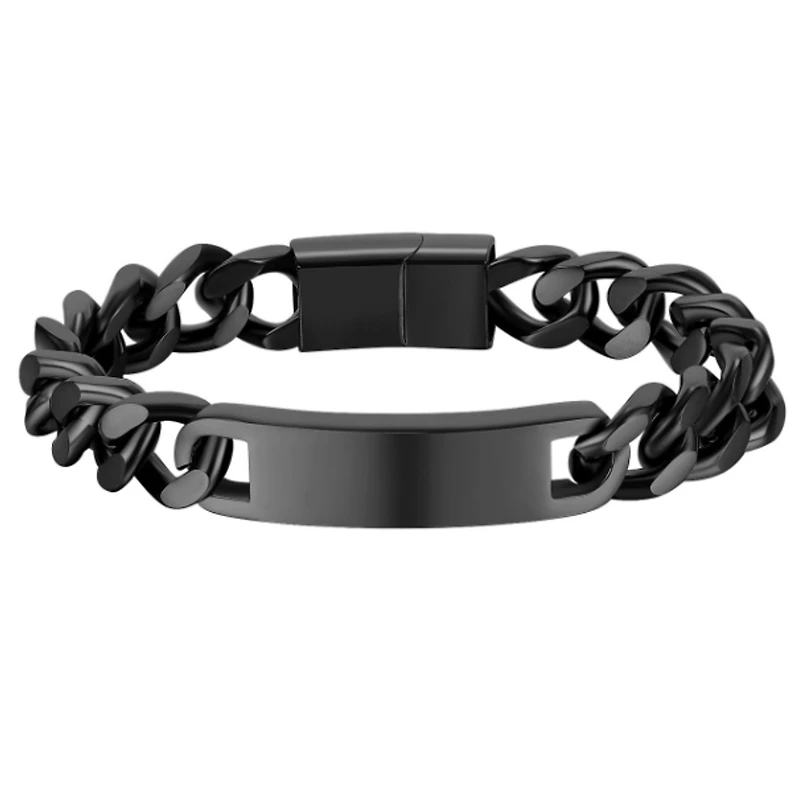 HITS : Cuban Bracelet Black O/S