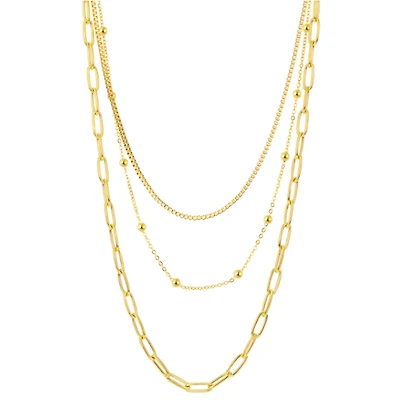 HITS : Clip Necklace Gold O/S