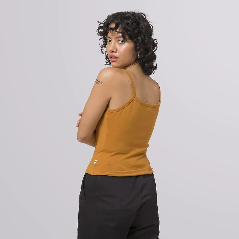 HUF : Shroom Knit Tank Top - Burnt Orange