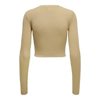 Only : Liza L/S Peek A Boo Pullover