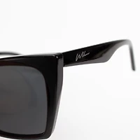 WLKN : Ophélia Square Sunglasses - Black
